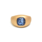 Blue Sapphire Pinky Ring