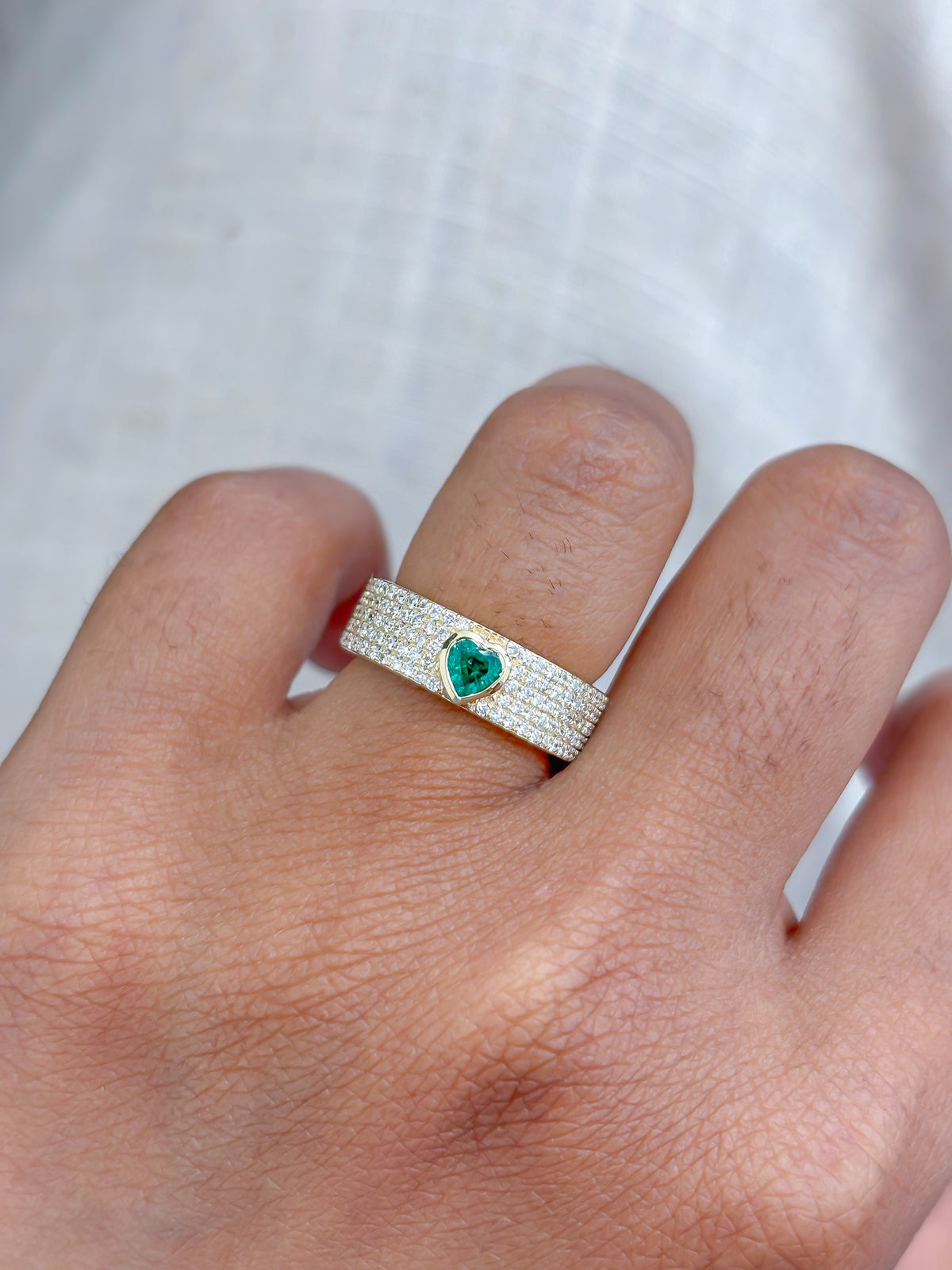 Diamond Emerald Ring