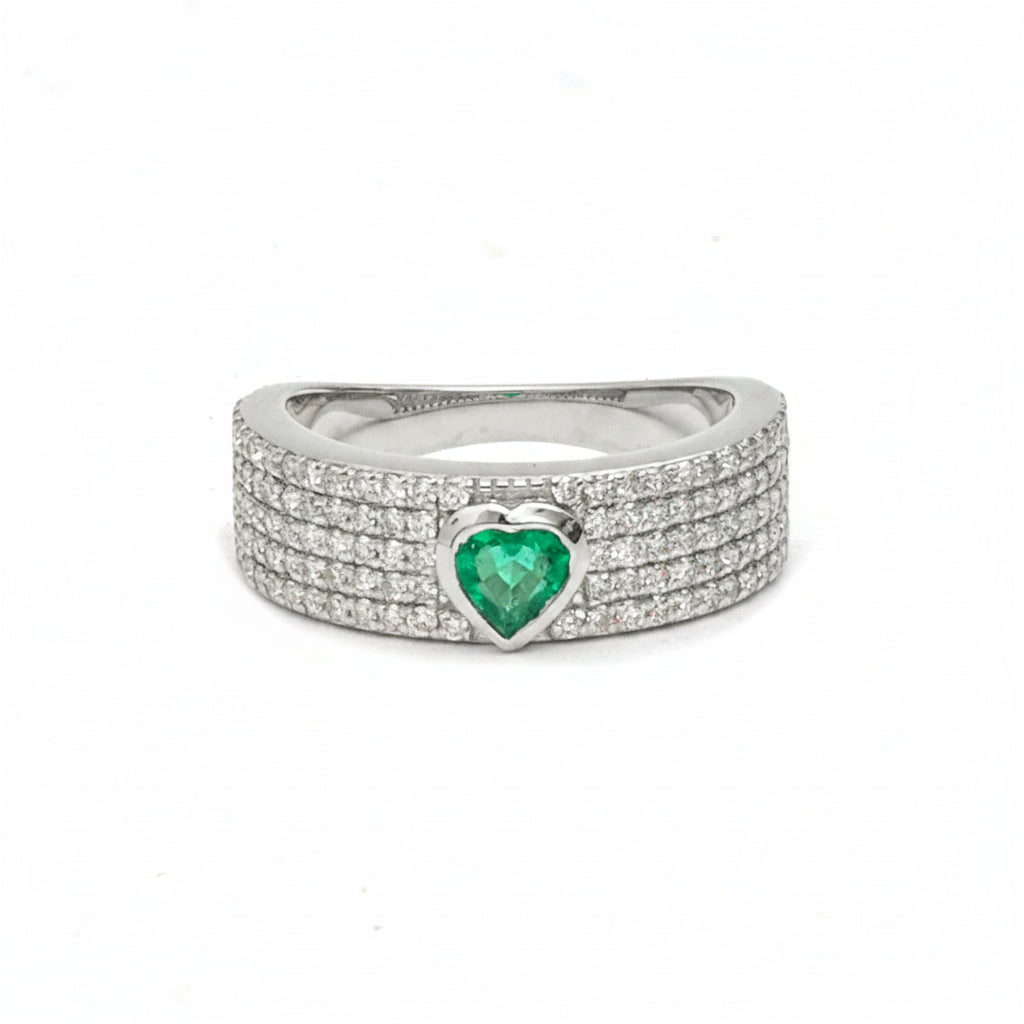 Diamond Emerald Ring