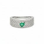 Diamond Emerald Ring