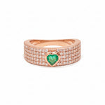Diamond Emerald Ring