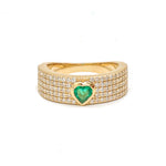 Diamond Emerald Ring