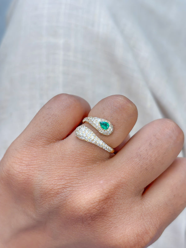 Diamond Emerald Ring