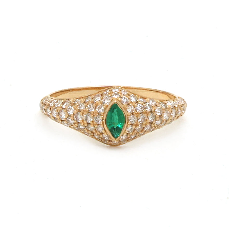 Diamond Emerald Ring