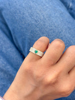 Diamond Emerald Ring