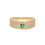 Diamond Emerald Ring