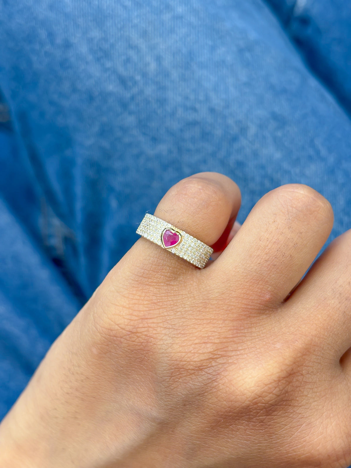 Diamond Ruby Ring