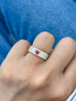 Diamond Ruby Ring