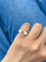 Diamond Ruby Ring