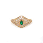 Diamond Emerald Ring