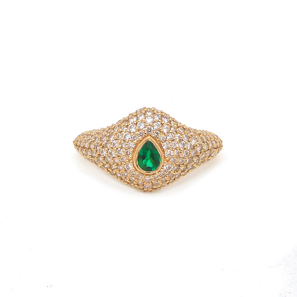 Diamond Emerald Ring