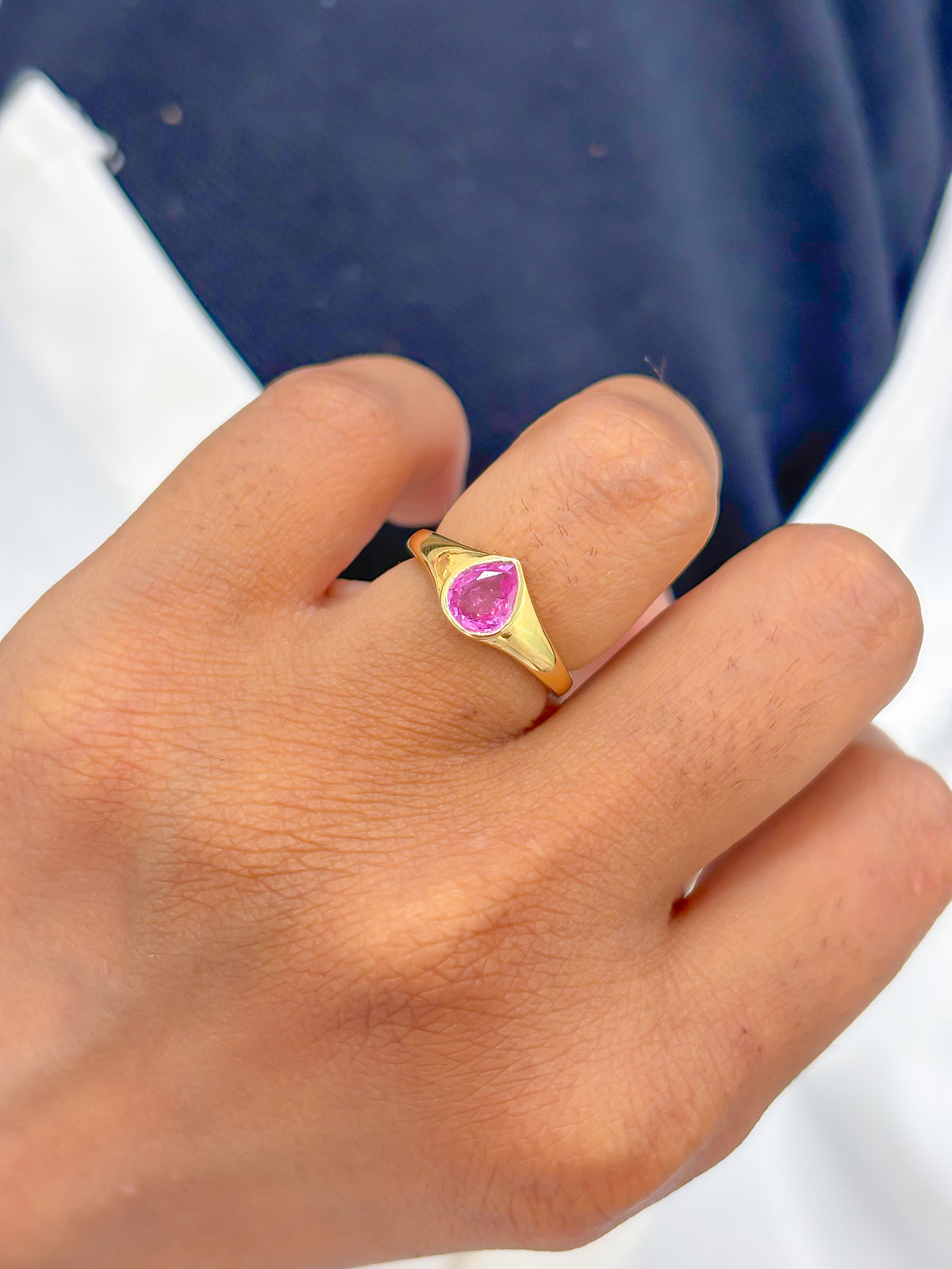 Pink Sapphire Ring