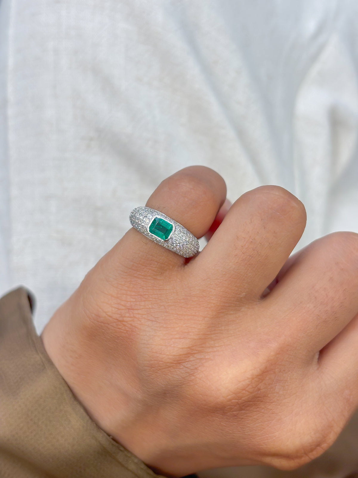 Diamond Emerald Ring