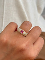 Diamond Ruby Ring