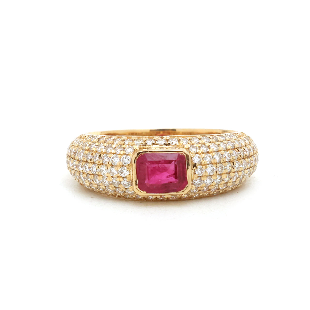 Diamond Ruby Ring