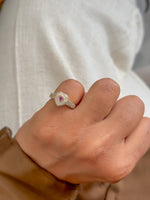 Diamond Pink Sapphire Ring