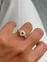 Diamond Emerald Ring