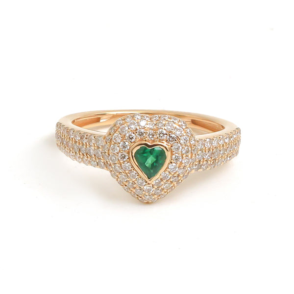 Diamond Emerald Ring