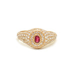 Diamond Ruby Ring