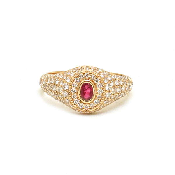 Diamond Ruby Ring
