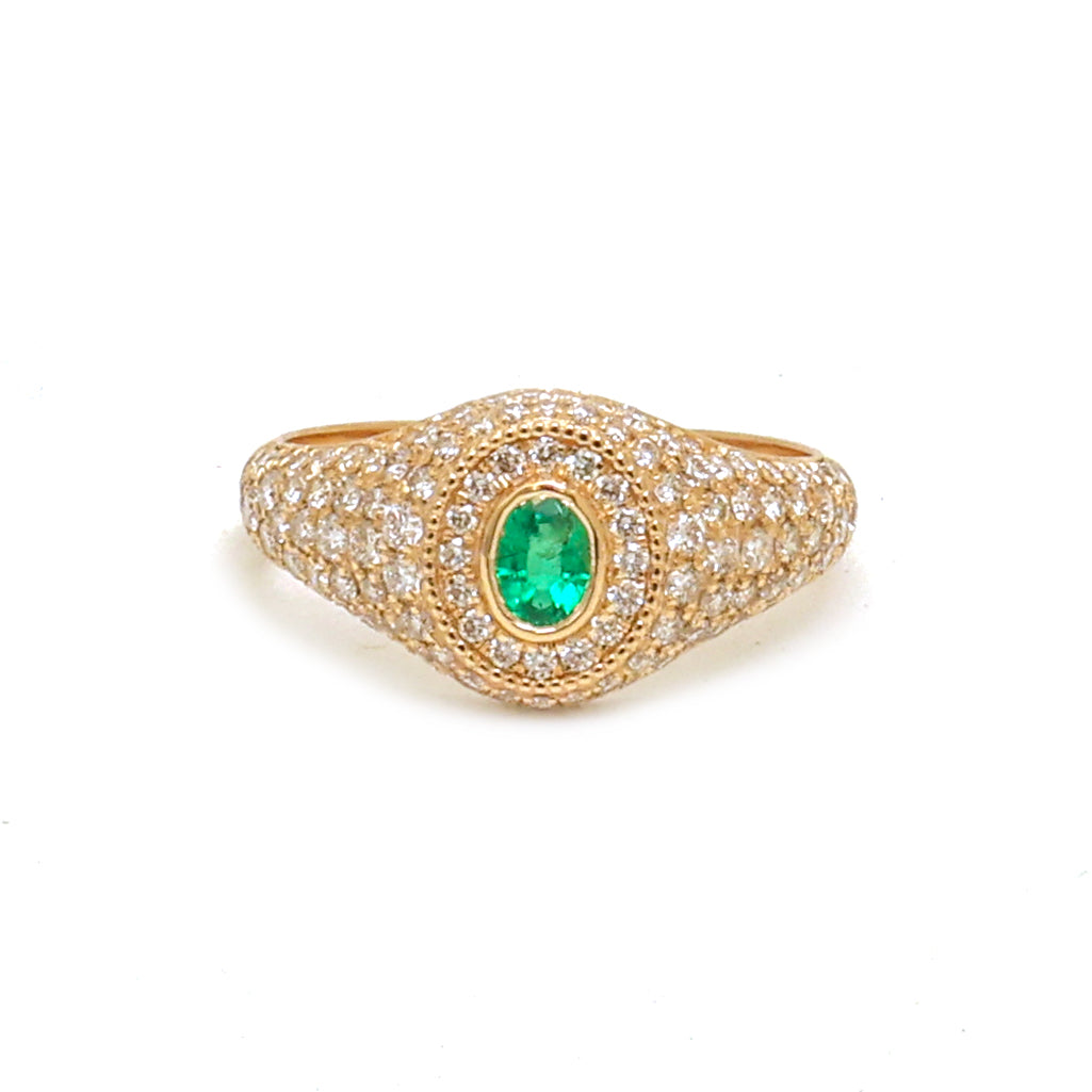 Diamond Emerald Ring