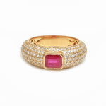 Diamond Ruby Ring