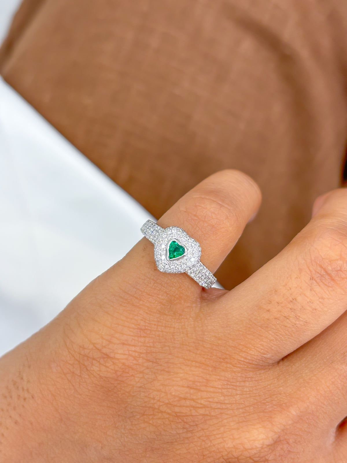 Diamond Emerald Ring