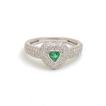 Diamond Emerald Ring