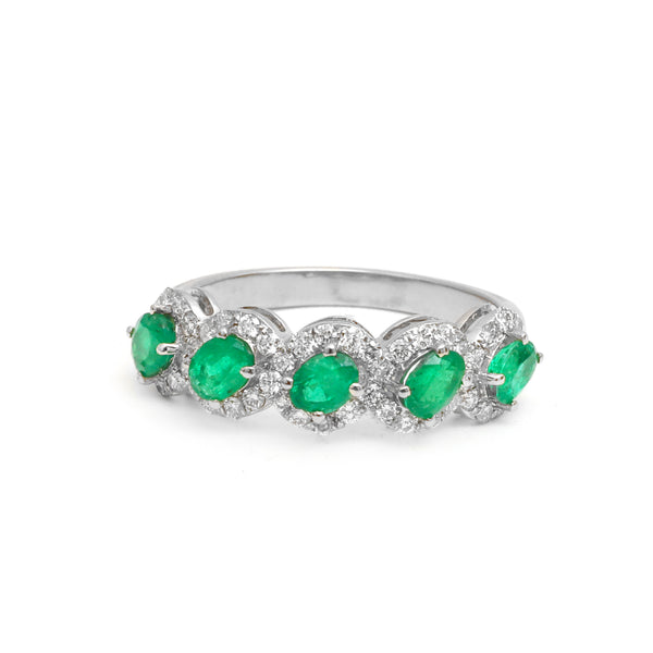 Emerald Diamond Ring
