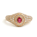 Diamond Ruby Ring