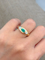 Emerald Diamond Ring