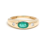 Emerald Diamond Ring