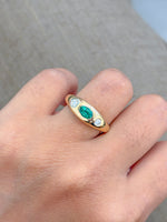 Emerald Diamond Ring