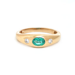 Emerald Diamond Ring