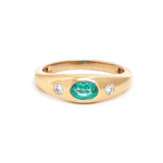 Emerald Diamond Ring