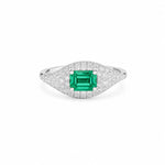 Emerald Diamond Ring