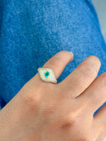 Diamond Pink Sapphire Ring