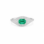 Emerald Diamond Ring