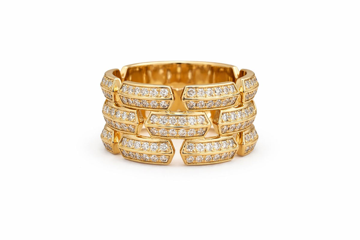 Diamond Pinky Ring