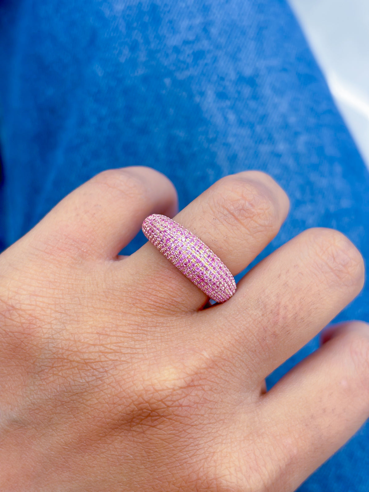 Pink Sapphire Ring