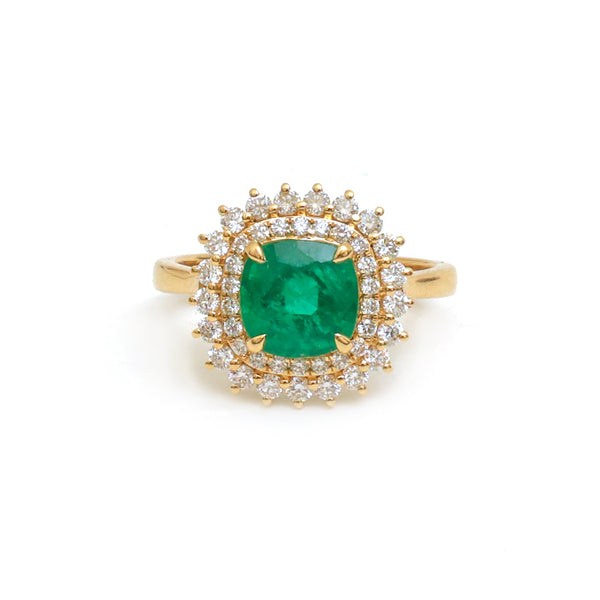 Emerald Diamond Ring