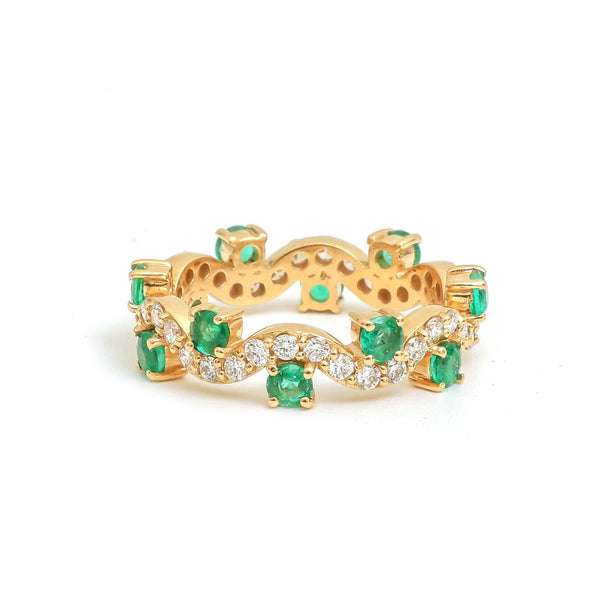 Emerald Diamond Ring