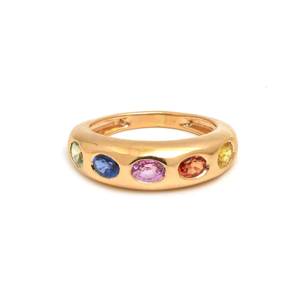 Rainbow Sapphire Ring