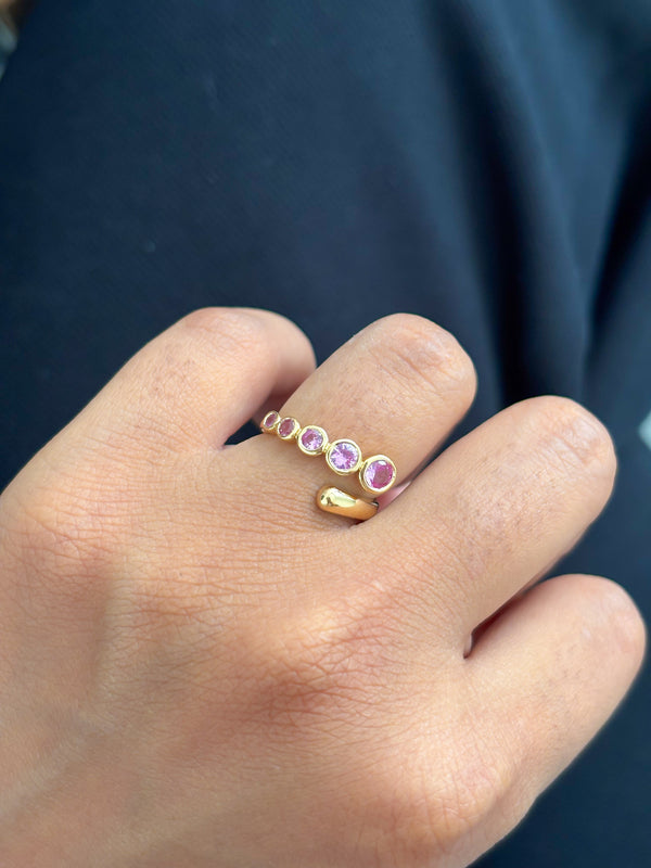 Pink Sapphire Ring