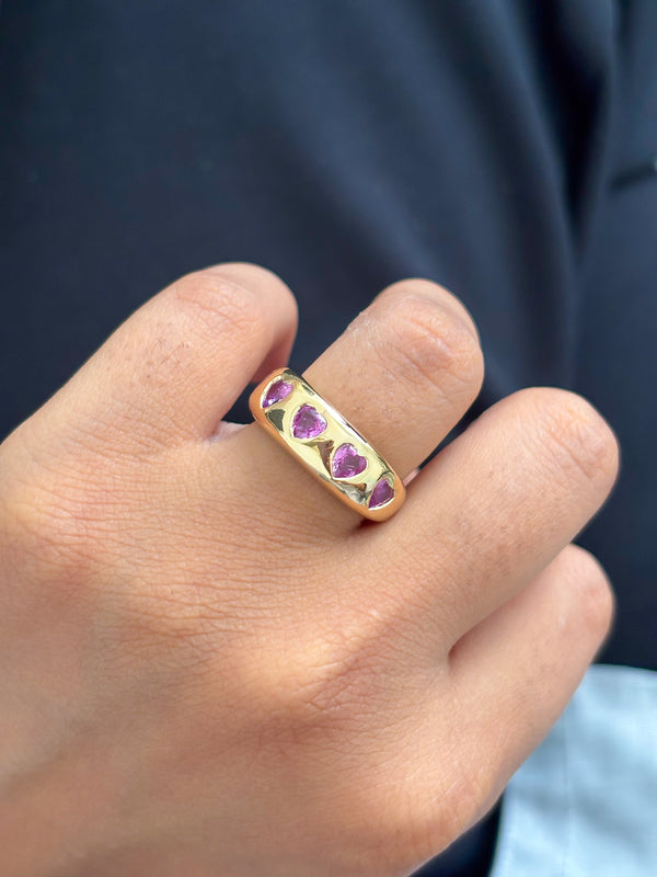 Pink Sapphire Ring
