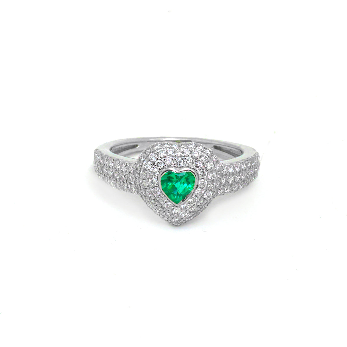 Diamond Emerald Ring