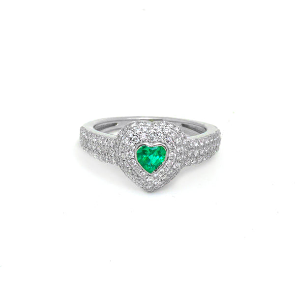 Diamond Emerald Ring