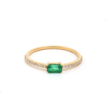 Emerald Diamond Ring