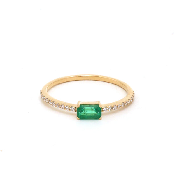 Emerald Diamond Ring