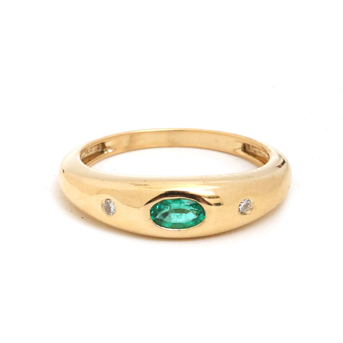 Emerald Diamond Ring